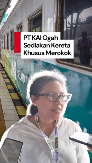 Video: PT KAI Tegaskan Tak Sediakan Gerbong Khusus Rokok