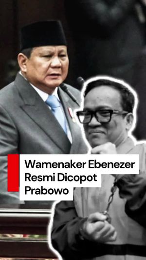 Video: Prabowo Resmi Berhentikan Wamenaker Immanuel Ebenezer