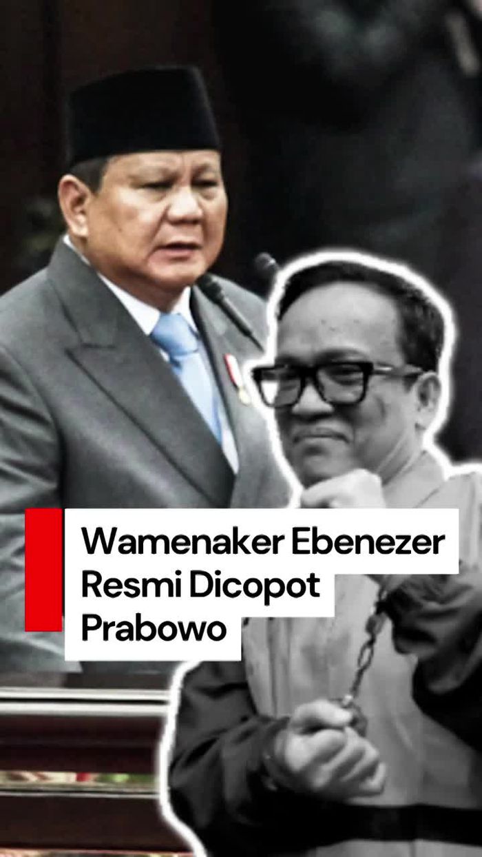 Video: Prabowo Resmi Berhentikan Wamenaker Immanuel Ebenezer