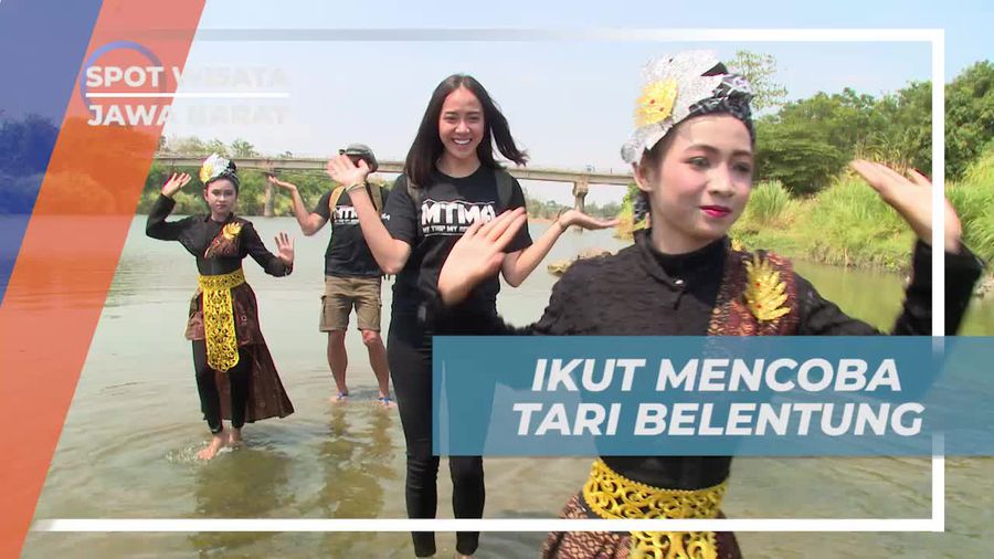 Ikut Menari Tari Belentung di Bendungan Rentang, Majalengka, Jawa Barat