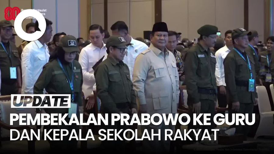 Video: Prabowo Beri Pembekalan ke Guru dan Kepala Sekolah Rakyat di JIExpo