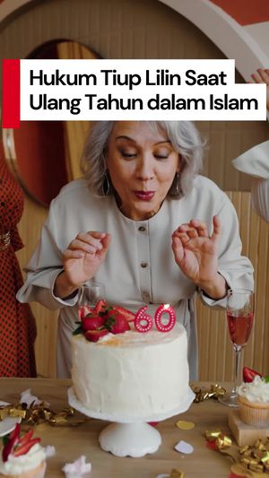 Video Wanti-wanti Ulama soal Tradisi Tiup Lilin saat Ulang Tahun