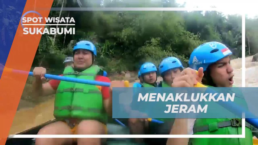 Menaklukkan Jeram Saat Rafting di Sukabumi