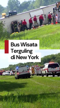 Video: Kecelakaan Bus Wisata di New York, Banyak Penumpang Orang Asia
