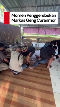 Video: Polisi Gerebek Markas Geng Curanmor Purwakarta, 2 Pelaku Ditembak