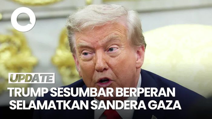 Video Trump Sesumbar: Jika Tak Ada Saya, Semua Sandera Gaza Sudah Mati