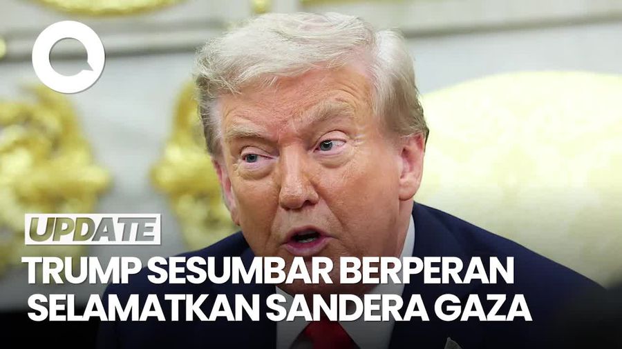 Video Trump Sesumbar: Jika Tak Ada Saya, Semua Sandera Gaza Sudah Mati