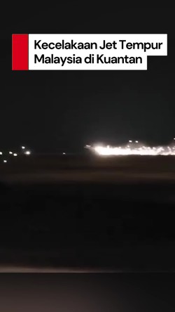 Video: Detik-detik Jet Tempur Malaysia Meledak Seusai Lepas Landas