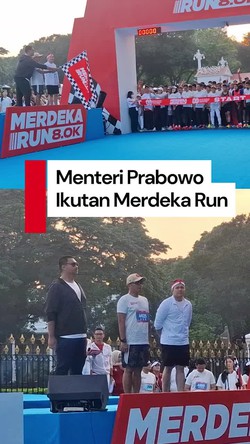 Video: Menteri-menteri Prabowo Ikutan Merdeka Run