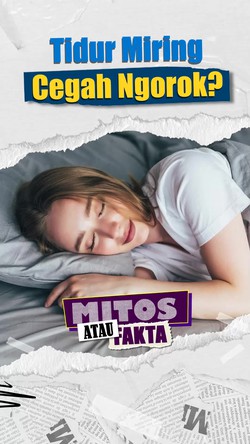 Video Mitos atau Fakta: Tidur Miring Solusi Bagi Kaum Mendengkur