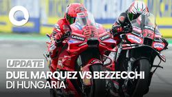 Video Marquez Vs Bezzecchi Sengit di MotoGP Hungaria, Baby Alien Juaranya 