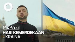 Video Ukraina Peringati Kemerdekaan, Zelensky: Kini Kita Lebih Kuat