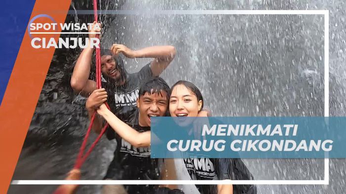 Nikmati Keindahan Curug Cikondang di Cianjur setelah Rappeling Seru