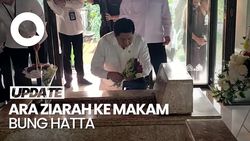 Video: Momen Menteri Ara Ziarah ke Makam Bung Hatta di Tanah Kusir