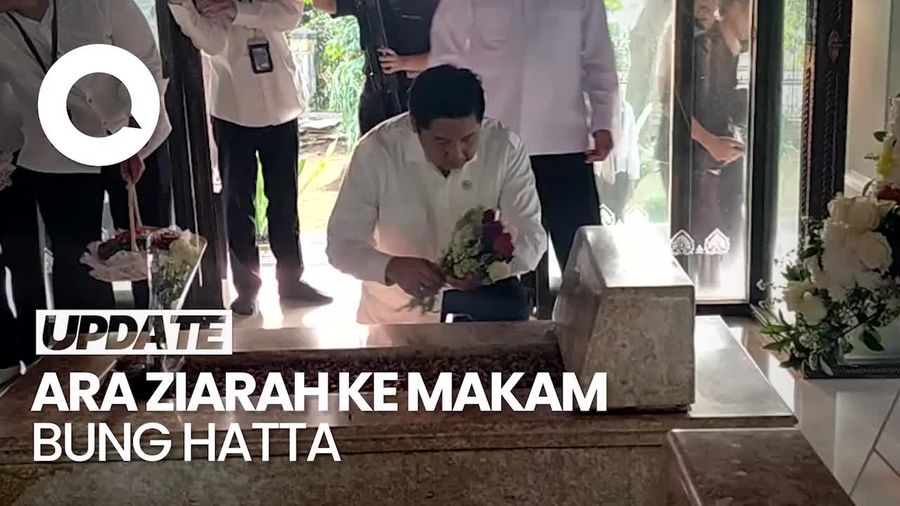 Video: Momen Menteri Ara Ziarah ke Makam Bung Hatta di Tanah Kusir