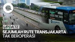 Video: Sejumlah Rute TransJakarta Tak Beroperasi Imbas Demo di DPR