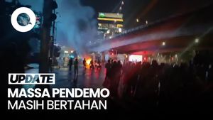 Video Situasi Terkini Demo 25 Agustus: Massa Masih Bertahan di Slipi