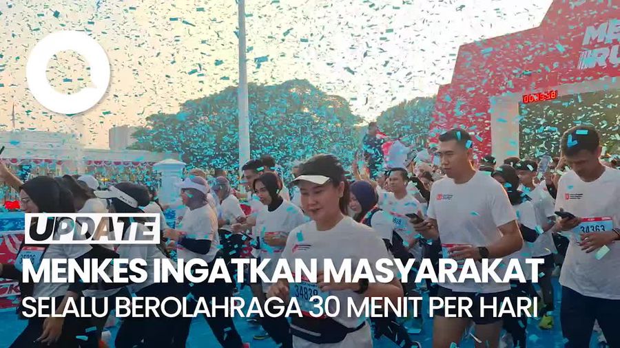 Video Menkes Budi Ajak Masyarakat Olahraga Minimal 30 Menit Per Hari