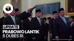 Video: Momen Prabowo Lantik 6 Duta Besar, Ada Dubes RI untuk AS