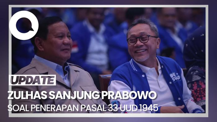 Video Zulhas: Prabowo Satu-satunya Presiden yang Berani Terapkan Pasal 33