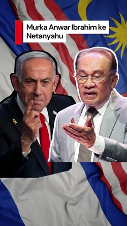 Video Anwar Ibrahim: Netanyahu Benar-benar Gila dan Zalim
