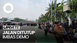 Video: Daftar Jalan yang Ditutup Imbas Demo 25 Agustus di DPR