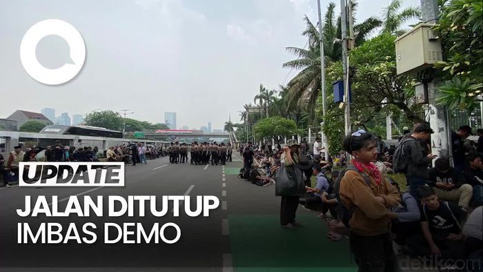 Video: Daftar Jalan yang Ditutup Imbas Demo 25 Agustus di DPR