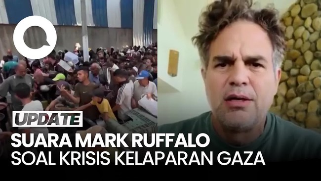 Video Kemarahan Mark Ruffalo soal Kelaparan Gaza: Bencana Buatan Manusia