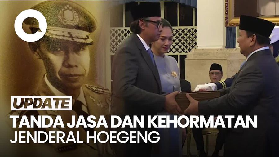 Video: Prabowo Anugerahi Tanda Jasa dan Kehormatan ke Jenderal Hoegeng
