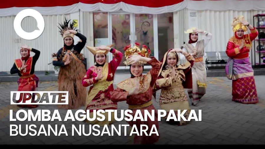 Video Keseruan Lomba Agustusan Sembari Berbusana Nusantara