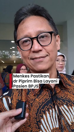Video Menkes: dr Piprim Bisa Layani Pasien BPJS di RS Fatmawati