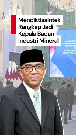 Video: Mendiktisaintek Brian Dilantik Jadi Kepala Badan Industri Mineral