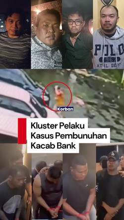 Video: 3 Kluster Pelaku di Kasus Pembunuhan Kacab Bank Versi Pihak Tersangka
