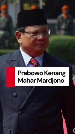 Video Prabowo Kenang Mahar Mardjono, Dokter Pribadi Soeharto