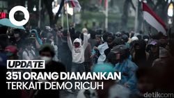 Video: 351 Orang Diamankan Terkait Demo Ricuh, 196 Anak di Bawah Umur