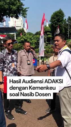 Video: ADAKSI Kecewa Tak Bisa Bertemu Sri Mulyani