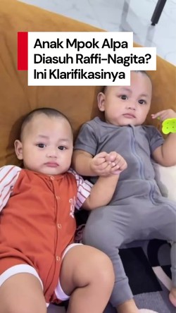 Video Jawaban Suami Mpok Alpa soal Kabar Anaknya Bakal Diasuh Raffi-Nagita