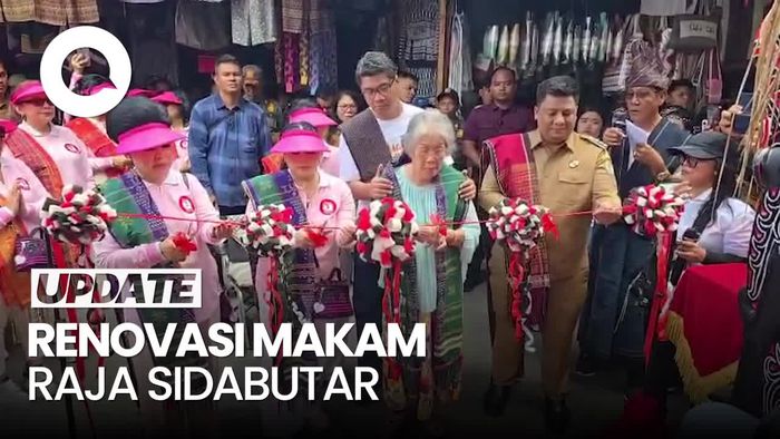 Video: Keluarga Sabam Sirait Renovasi Makam Raja Sidabutar di Tomok Samosir