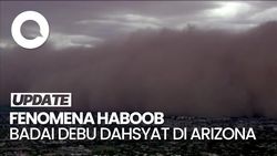 Video: Badai Debu Haboob Terjang Arizona, 200 Penerbangan Sempat Ditunda