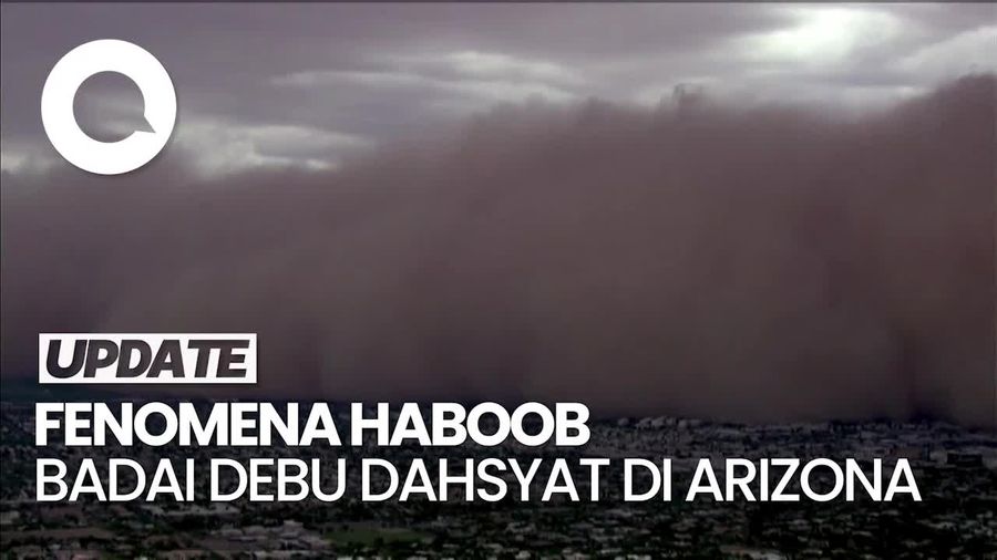 Video: Badai Debu Haboob Terjang Arizona, 200 Penerbangan Sempat Ditunda