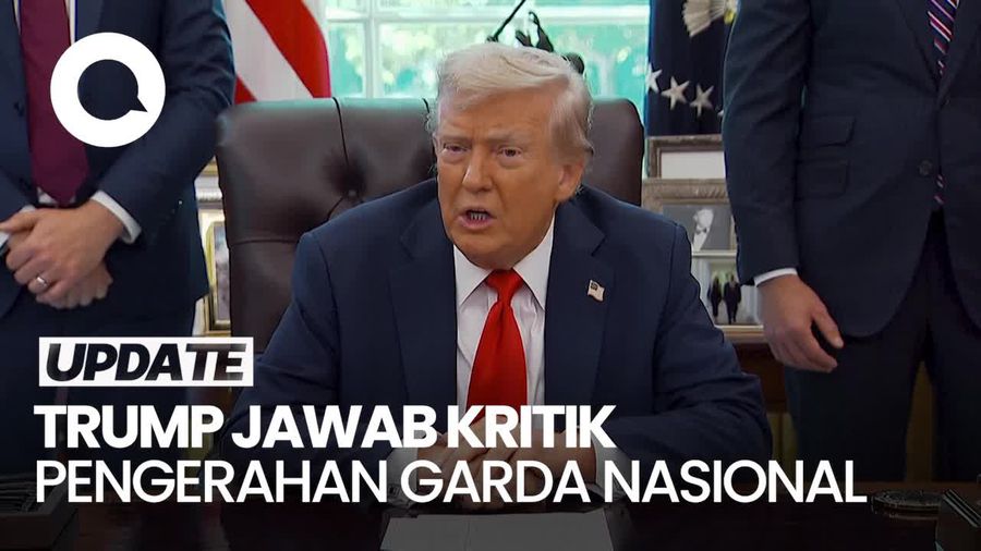 Video Tuai Kritik soal Pengerahan Garda Nasional, Trump: Saya Bukan Diktator