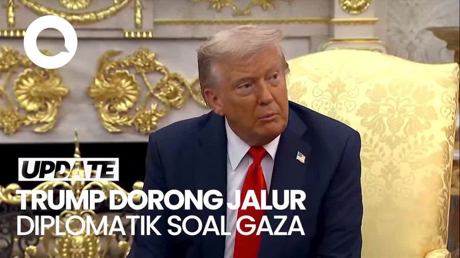 Video Trump Desak Akhiri Perang di Gaza, Dorong Jalur Diplomatik