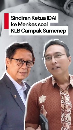 Video KLB Campak di Sumenep, Ketua IDAI: Menkes Jangan Sibuk Mutasi Melulu