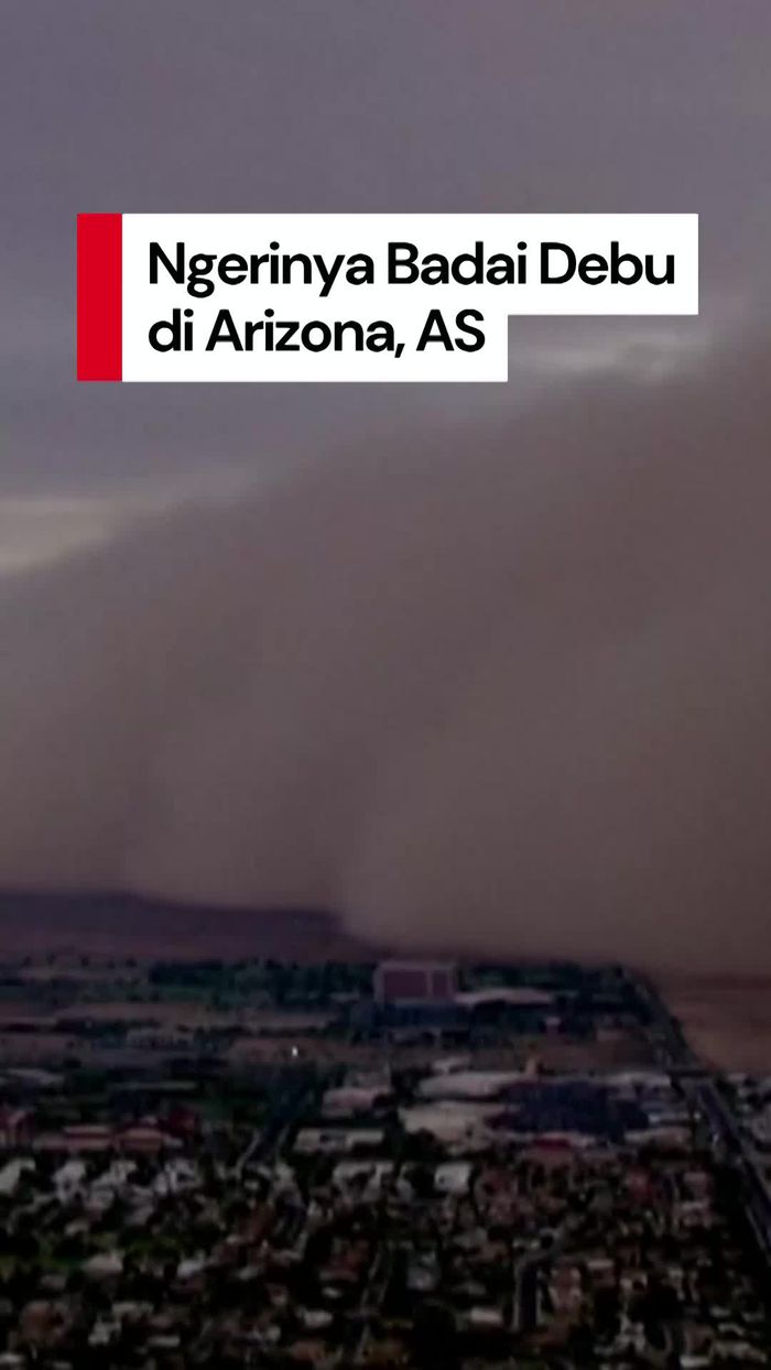 Video Penampakan Ngeri Badai Debu Haboob di Arizona AS