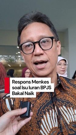 Video Menkes soal Isu Iuran BPJS Kesehatan Naik: Tunggu Keputusannya