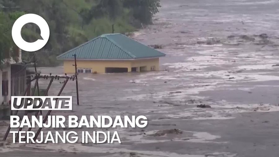 Video: Banjir Bandang Terjang Kashmir India, 60 Orang Tewas