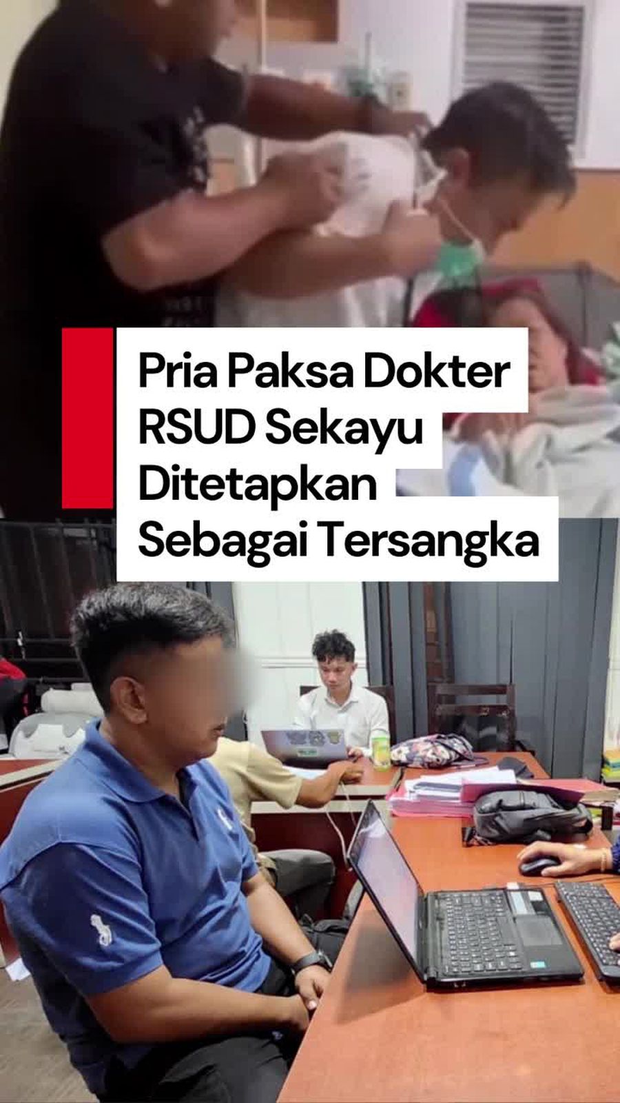 Video: Pria yang Paksa Dokter Buka Masker Jadi Tersangka!