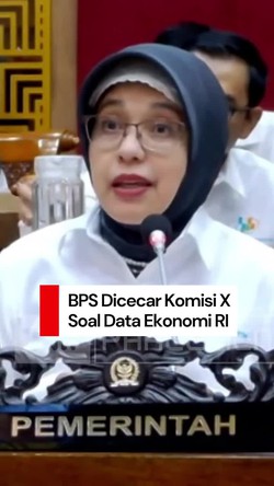 Video Bos BPS Dicecar Anggota DPR soal Data Ekonomi Tumbuh 5,12%
