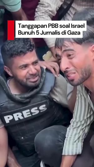  Video PBB soal 5 Jurnalis Tewas Kena Serangan Israel: Harus Ada Keadilan