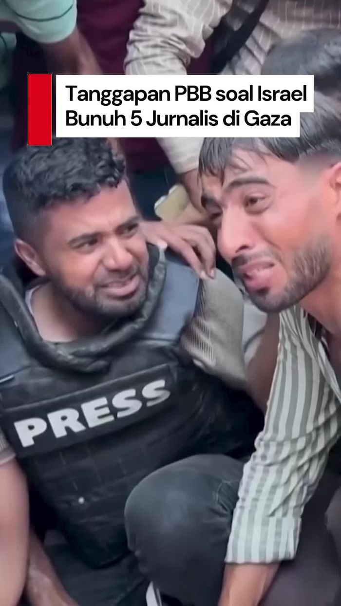  Video PBB soal 5 Jurnalis Tewas Kena Serangan Israel: Harus Ada Keadilan